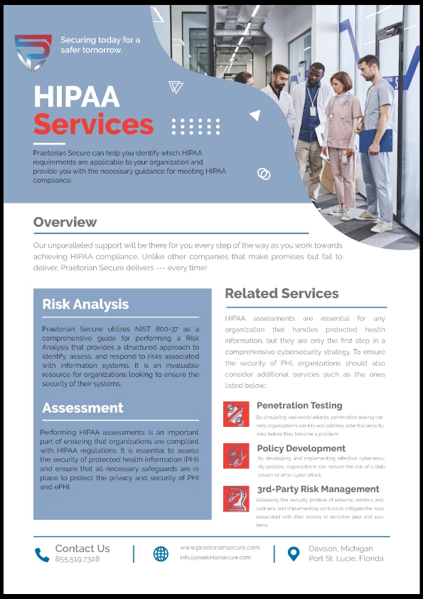 HIPAA Compliance Consulting PDF cover