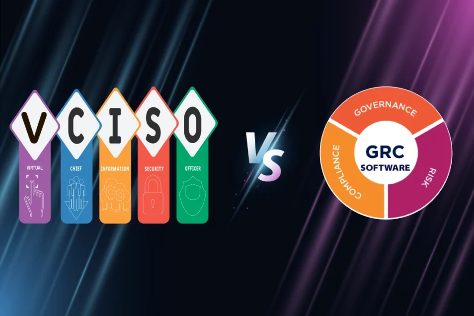 vCISO vs GRC Software graphic