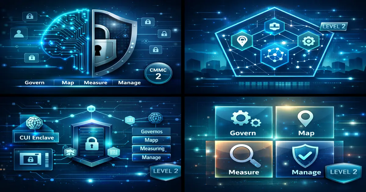 NIST AI RMF for DoD contractors: CMMC Level 2 and AI (CUI) alignment